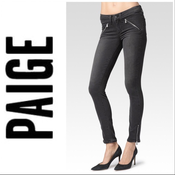 paige zipper jeans